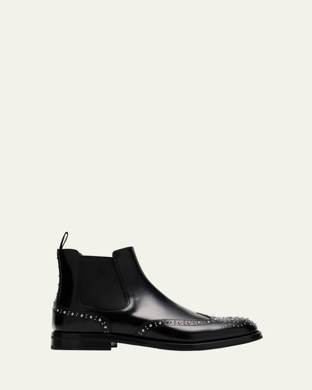 Ketsby Studded Leather Chelsea Boots